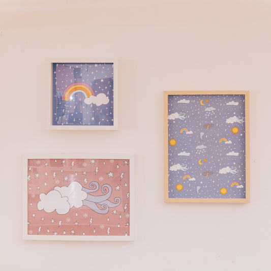 Con le stampe "Rispetta la natura" potrai personalizzare le pareti della cameretta dei bambini.