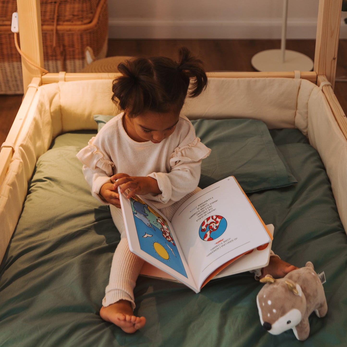 Parure de housse de couette unie