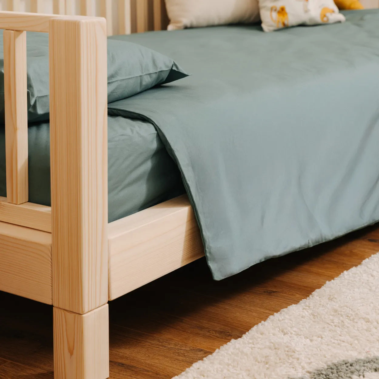 Parure de housse de couette unie