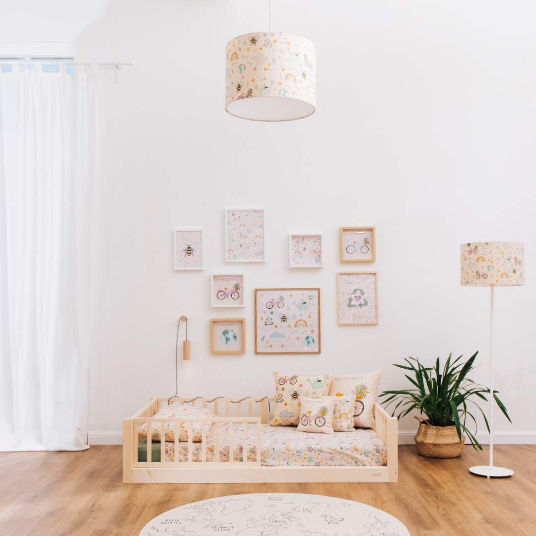 Coussin en coton Aime ta planète