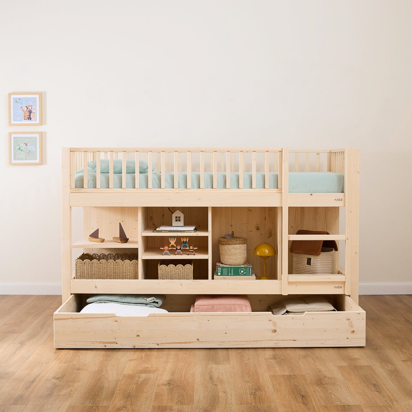 Lit mezzanine mi-hauteur évolutif zero+ Up
