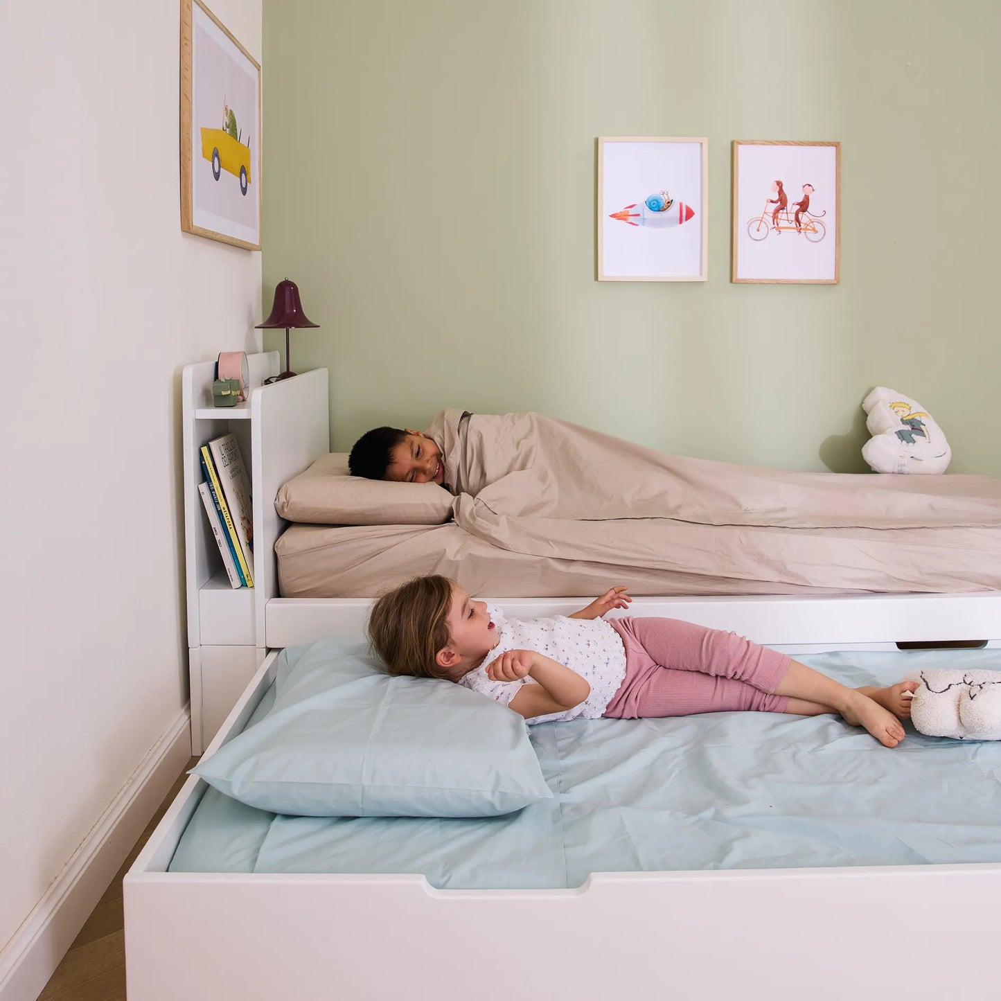 Parure de housse de couette unie