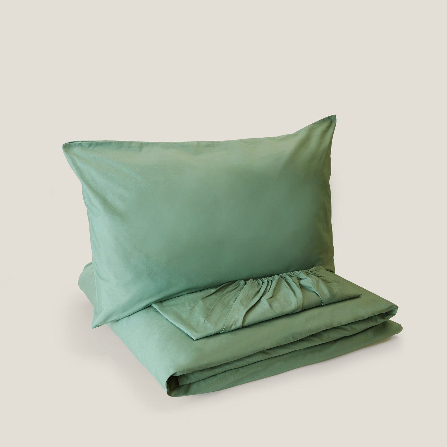 Parure de housse de couette unie