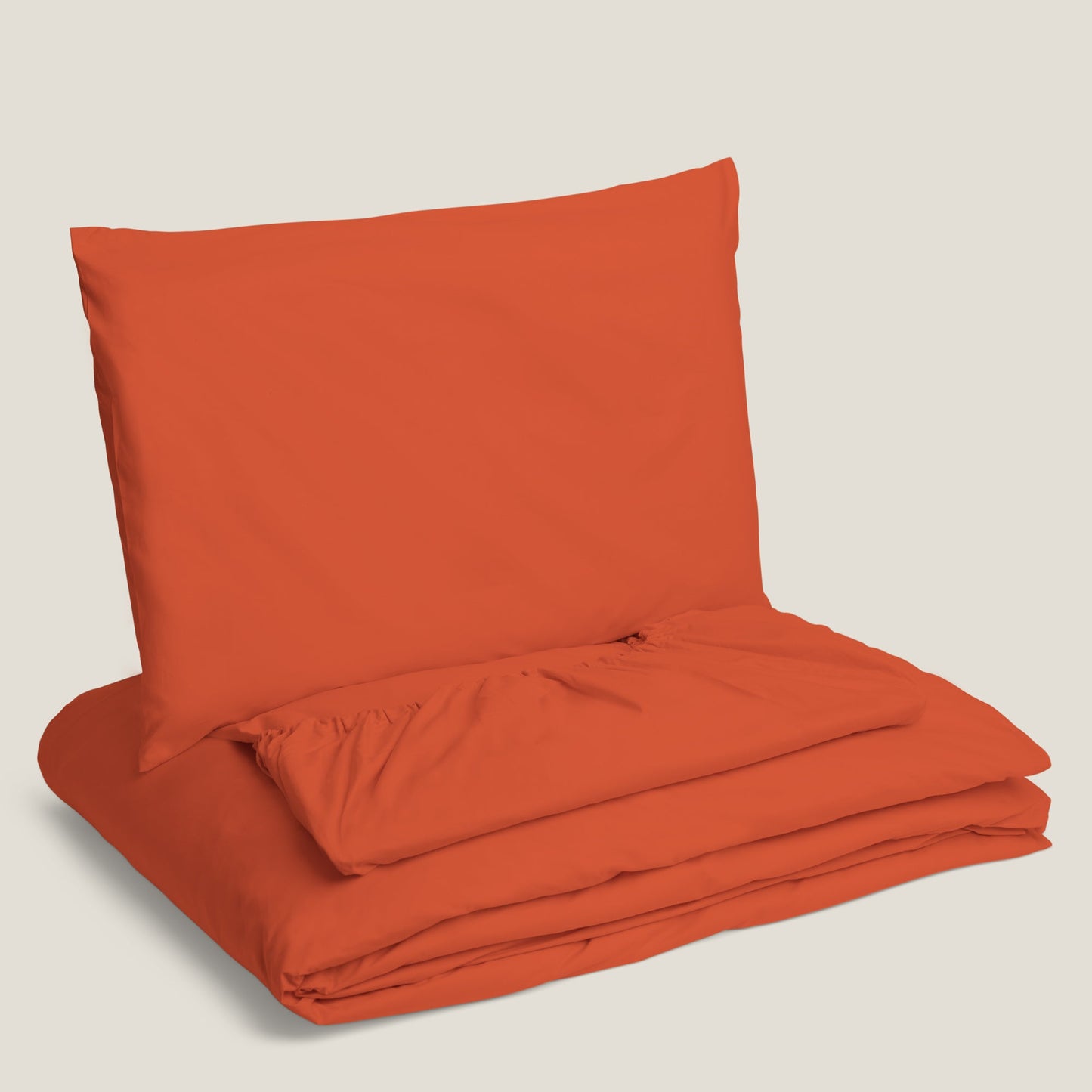 Parure de housse de couette unie