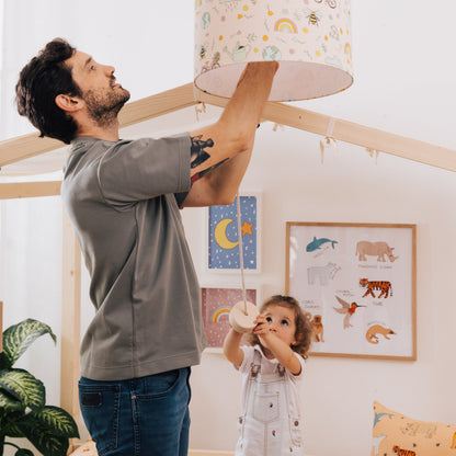 Lampe suspendue Aime ta planète