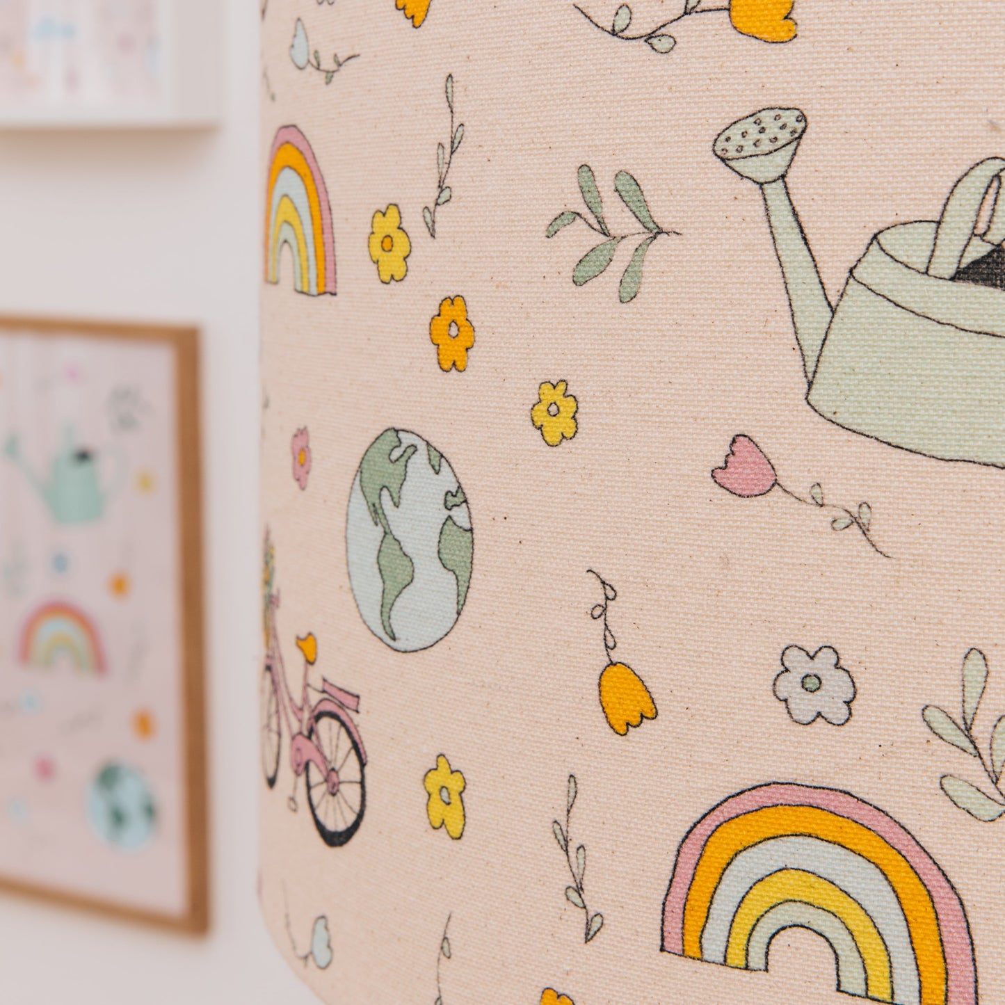 Lampe sur pied Aime ta planète