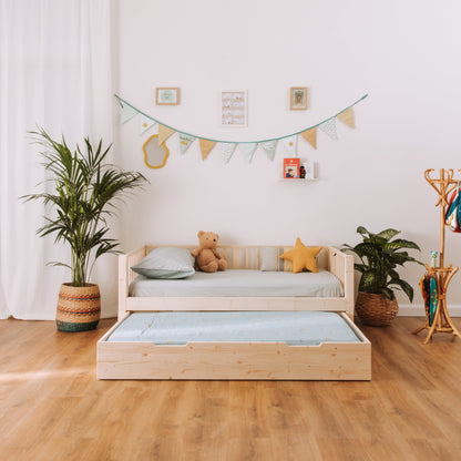 Kit de conversion tiroir-lit <--> espace de rangement