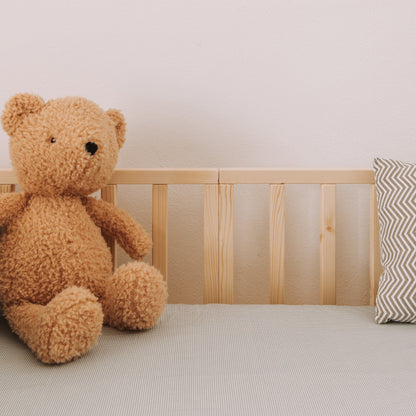 dettaglio letto zero+ dream con orsacchiotto e cuscino