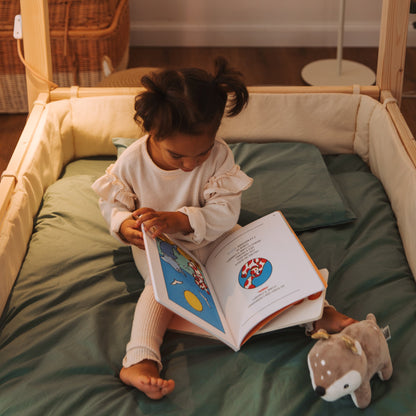 Parure de housse de couette unie