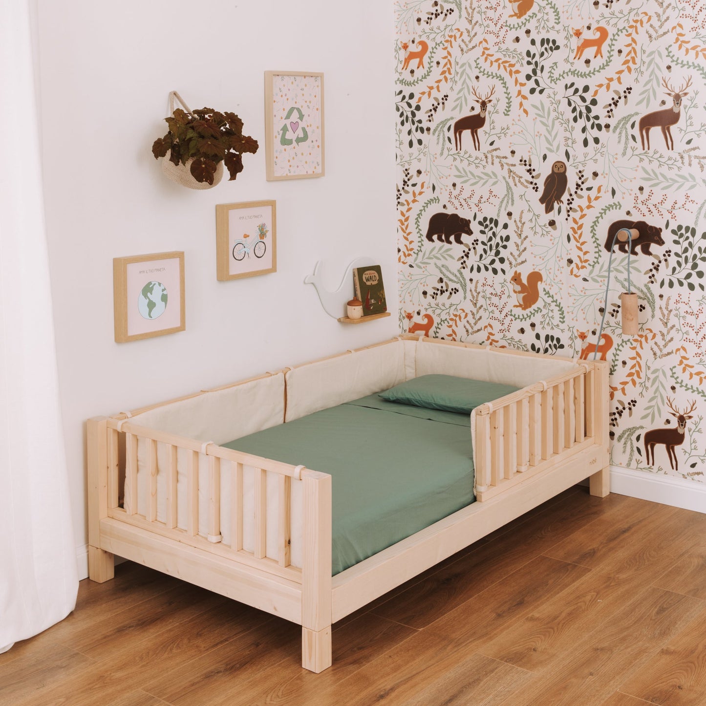 La texture del cotone percalle 100 % naturale è fresca e ariosa.