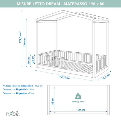 Lit cabane évolutif zero+ Dream