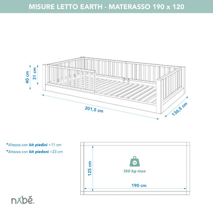 Lit évolutif zero+ Earth