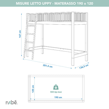 Lit mezzanine évolutif zero+ Uppy