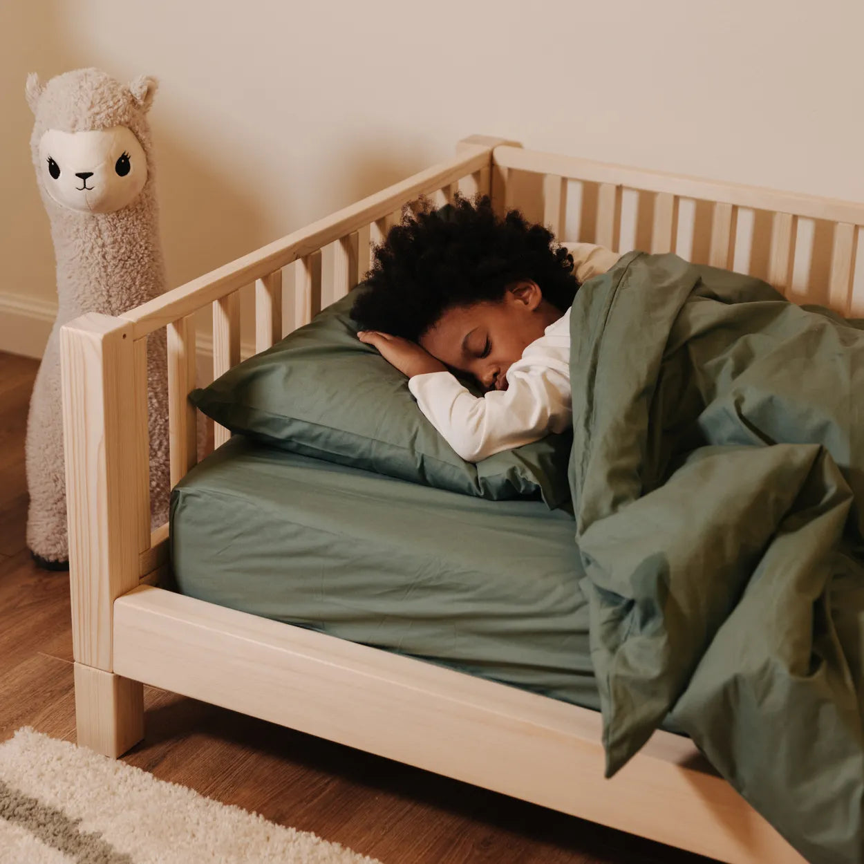 Parure de housse de couette unie