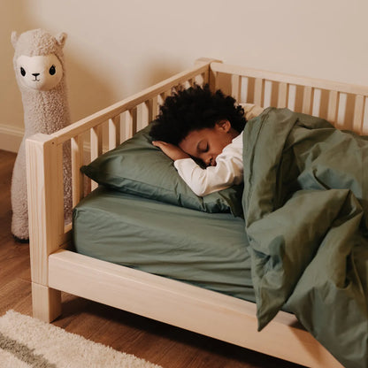 Parure de housse de couette unie