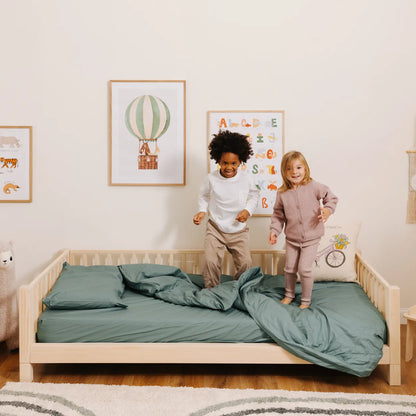 Parure de housse de couette unie