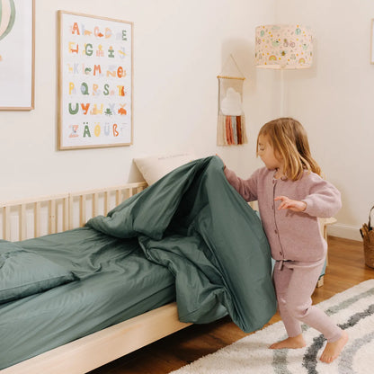 Parure de housse de couette unie