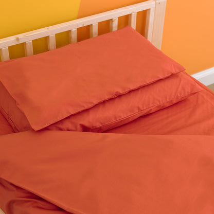 Parure de housse de couette unie