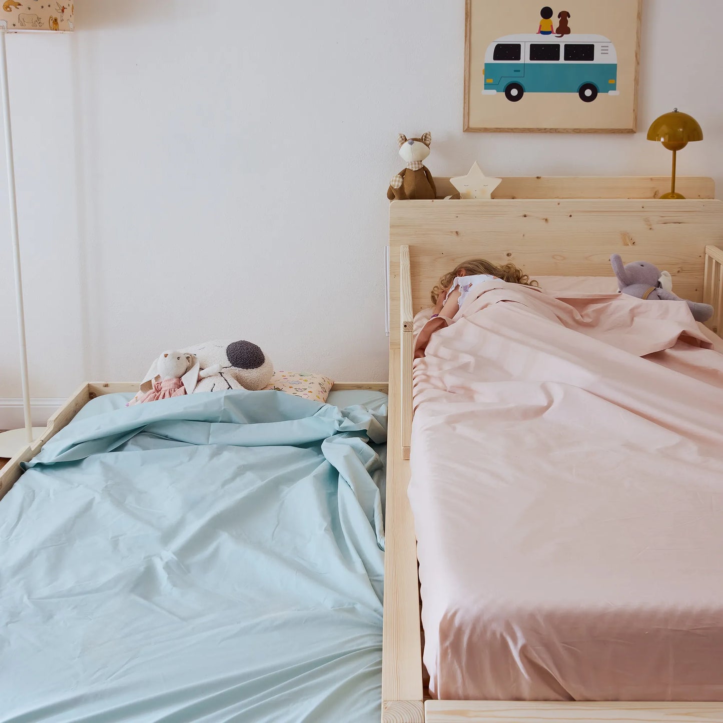 Parure de housse de couette unie