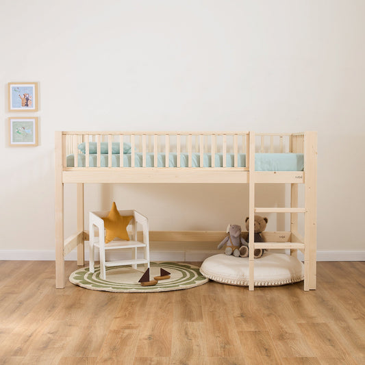 Lit mezzanine mi-hauteur évolutif zero+ Up