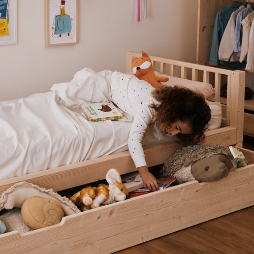 letto evolutivo con cassettone