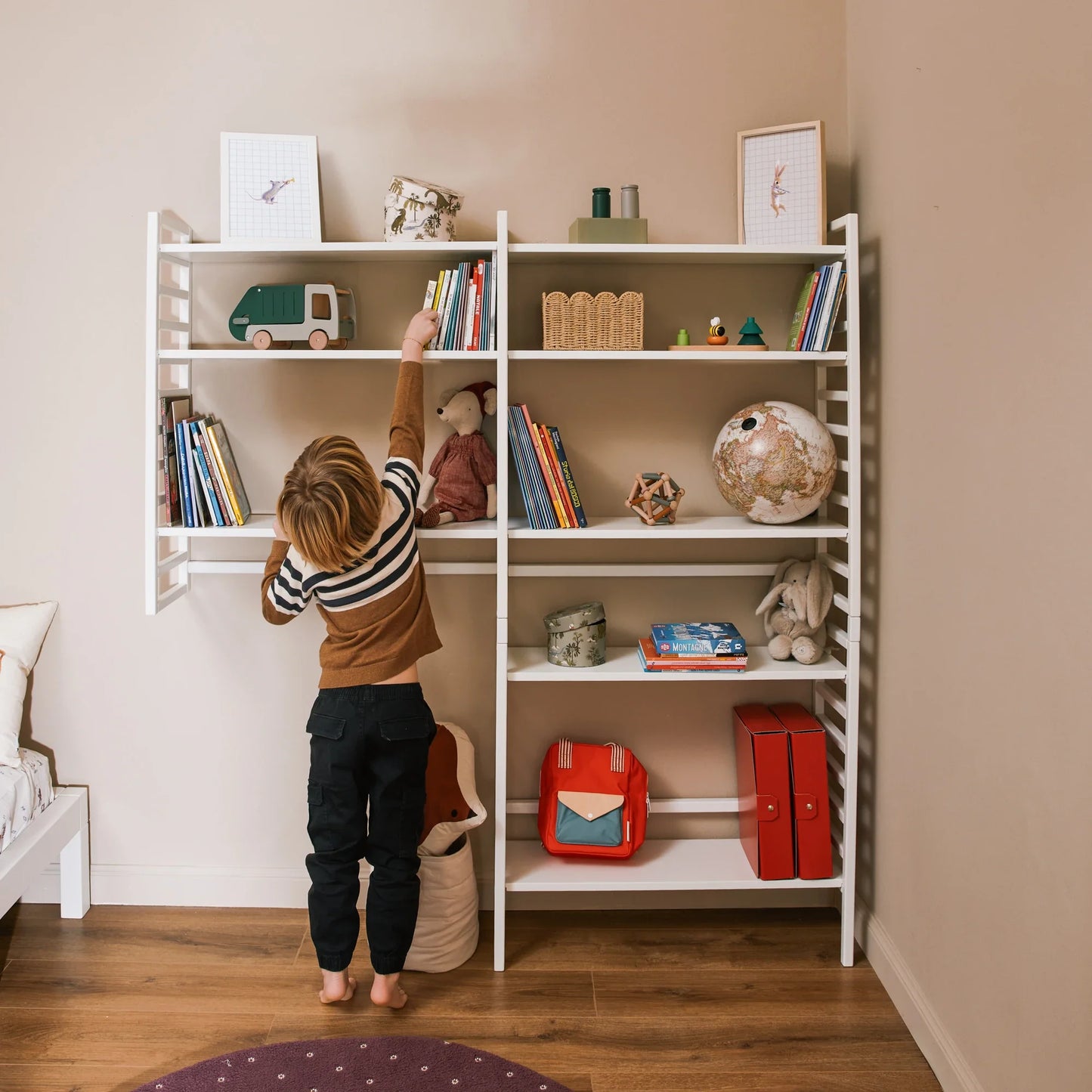 Bibliothèque enfant évolutive Montessori EverGrow bio paint