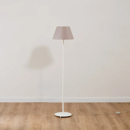 Lampadaire avec abat-jour uni
