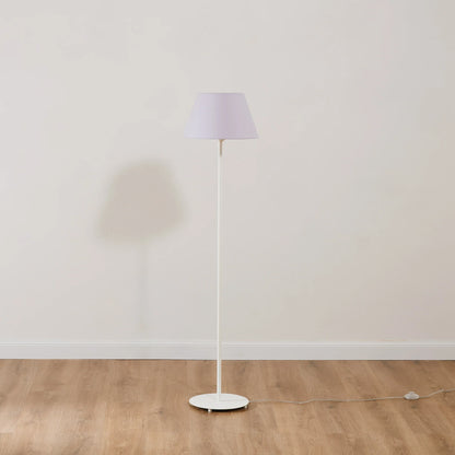 Lampadaire avec abat-jour uni