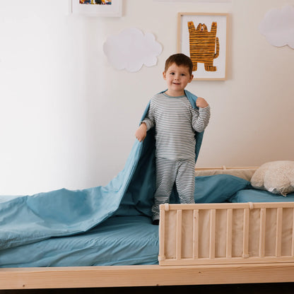 Parure de housse de couette unie