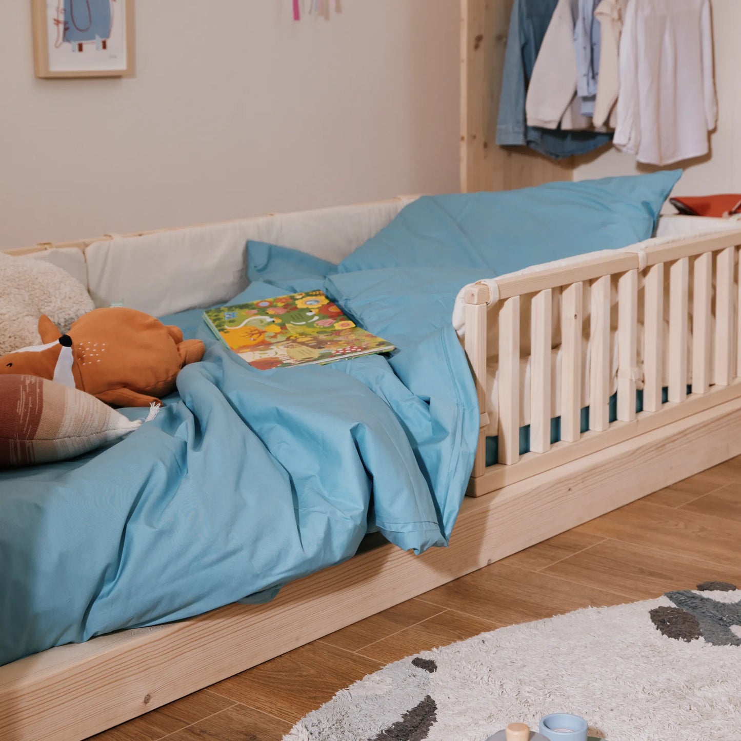 Parure de housse de couette unie