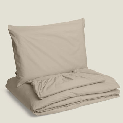 Parure de housse de couette unie