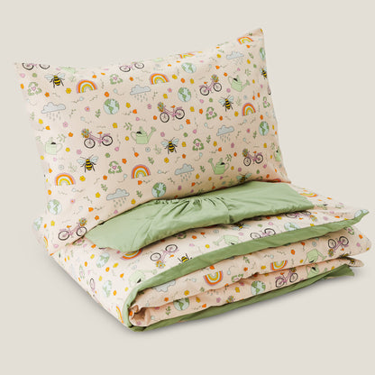 Set housse de couette – Aime ta planète