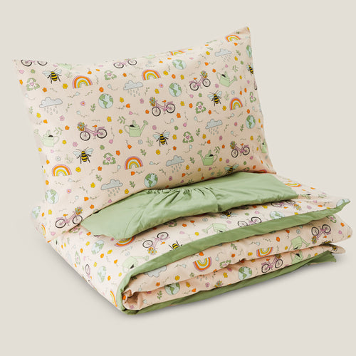 Set housse de couette – Aime ta planète