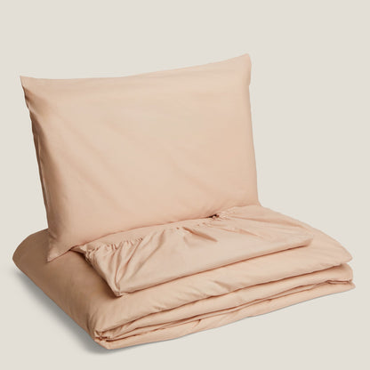 Parure de housse de couette unie